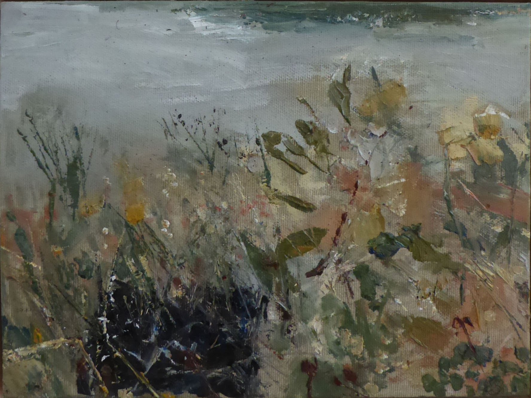 Linda Sheridan 02 - SOLD - WATERSIDE FLORA WITH BARBECUE BURN PM - HARLAW RESERVOIR