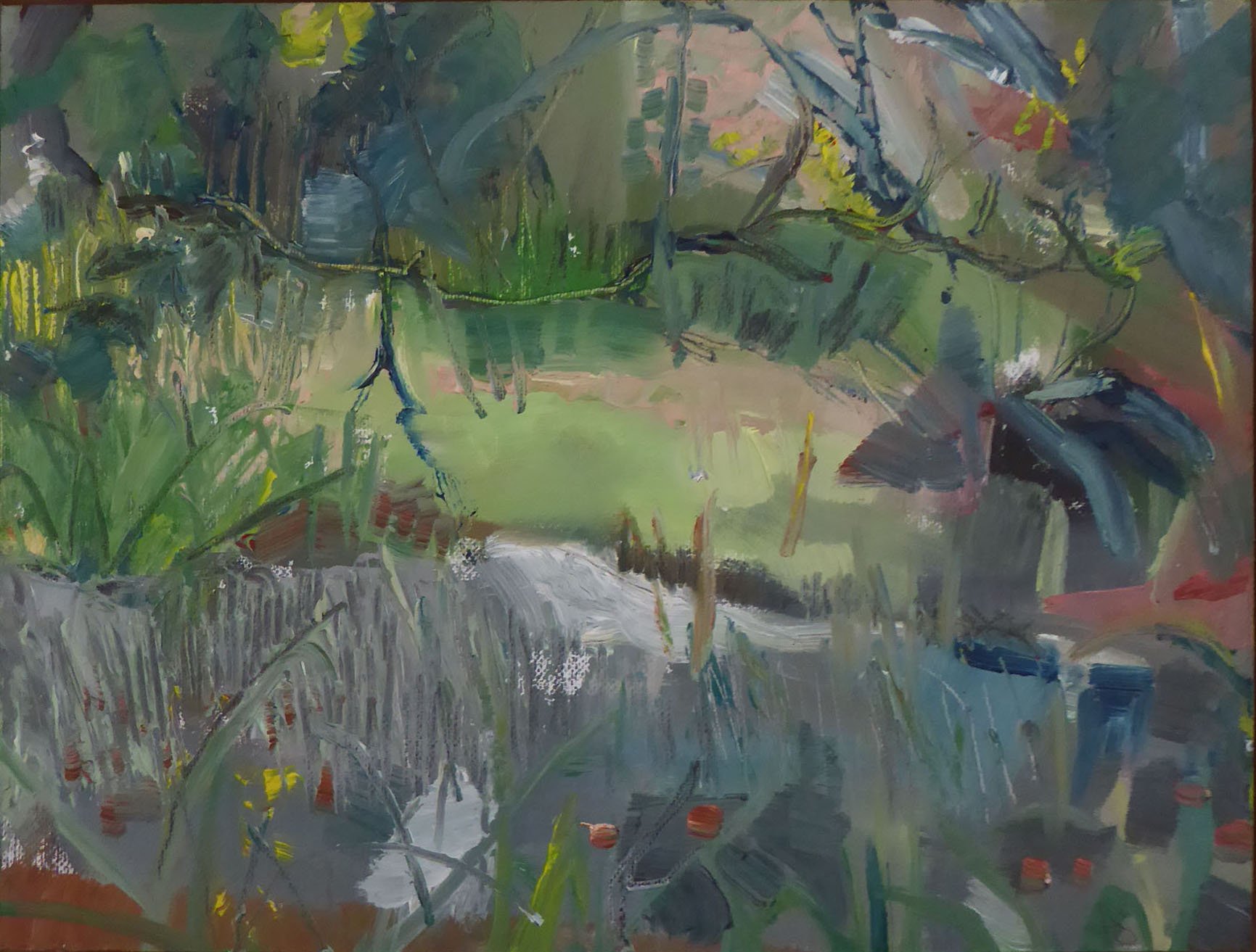 Linda Sheridan 12 - THE IMPRINT WE LEAVE IN THE INTIMATE TEXTURE OF SPACE - ROSLIN CURLING POND