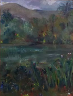 Linda Sheridan 05 - SOLD - THE TRILLS OF LITTLE GREBES - HIGH POND, PENICUIK HOUSE