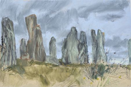 Linda Sheridan CALANAIS- GNEISS, SEDGE, WESTERN SKY